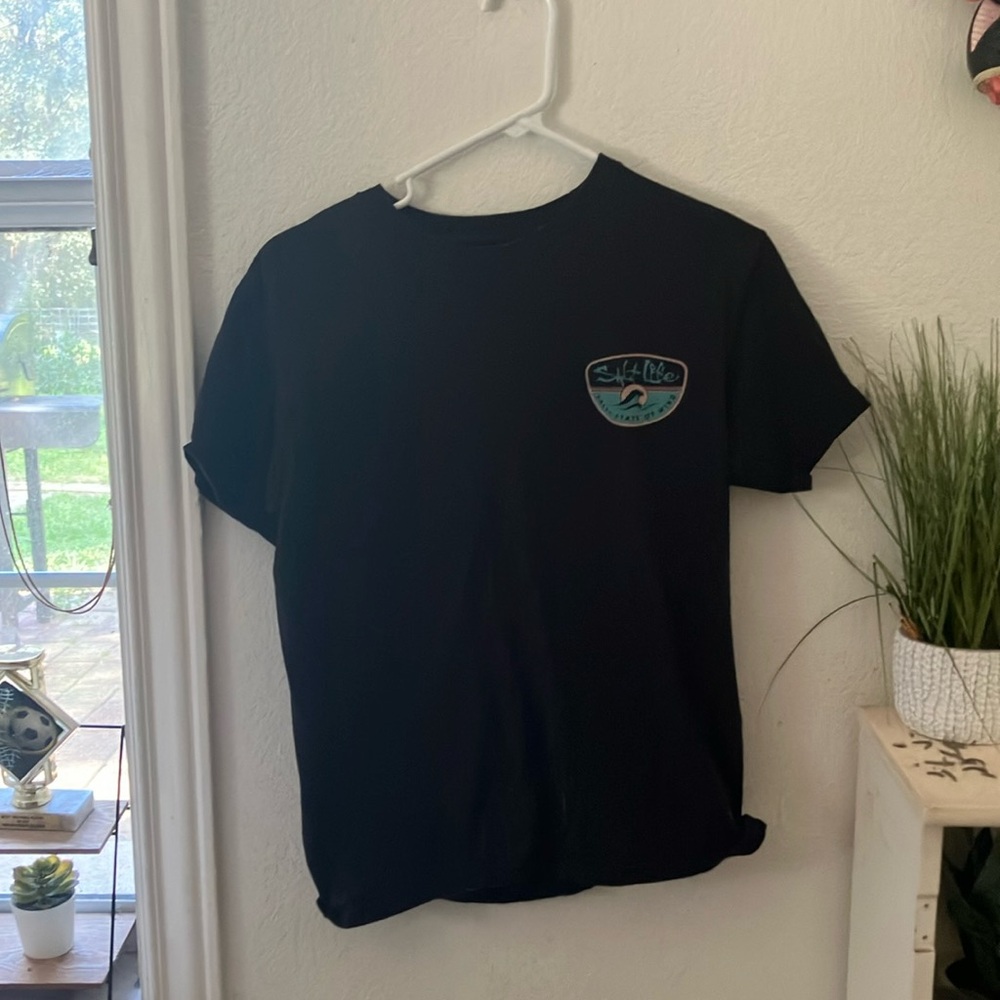 salt life black shirt